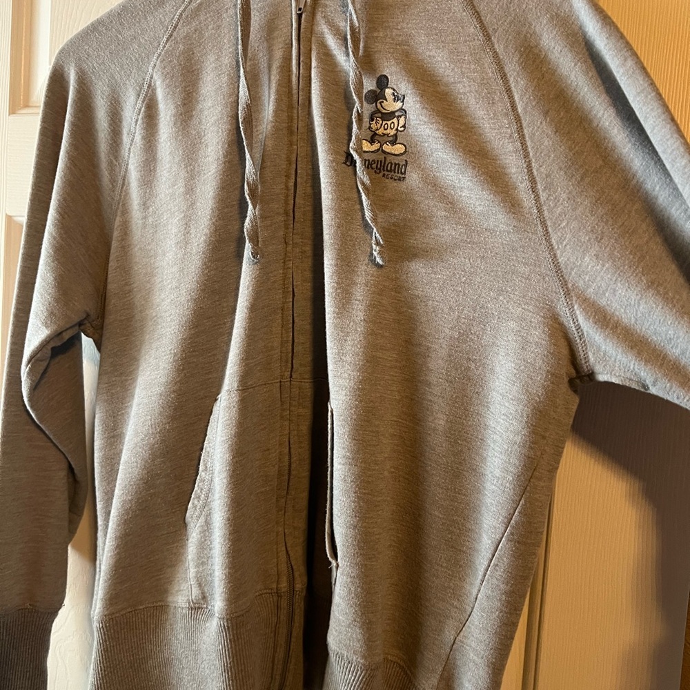 Disney Gray Quarter-Zip Sweatshirt